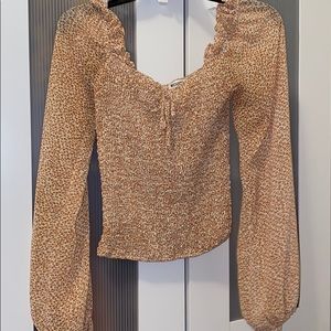 Off the shoulder floral top